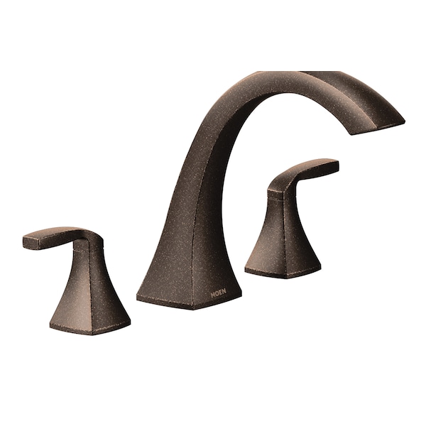 Two-Handle Roman Tub Faucet Oil Rubbed Bronze